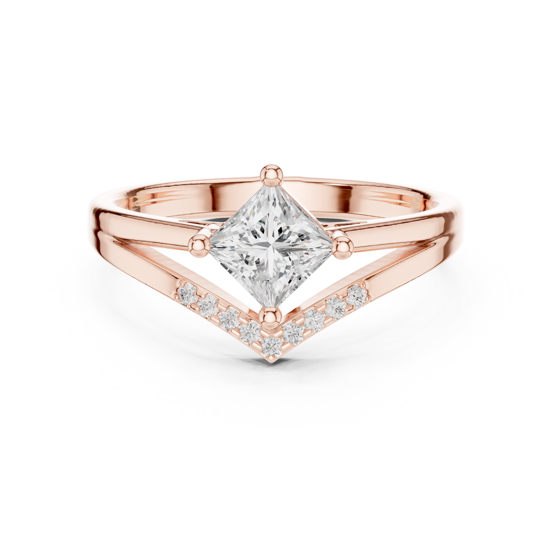 Baroque Bliss Lab Grown Diamond Ring