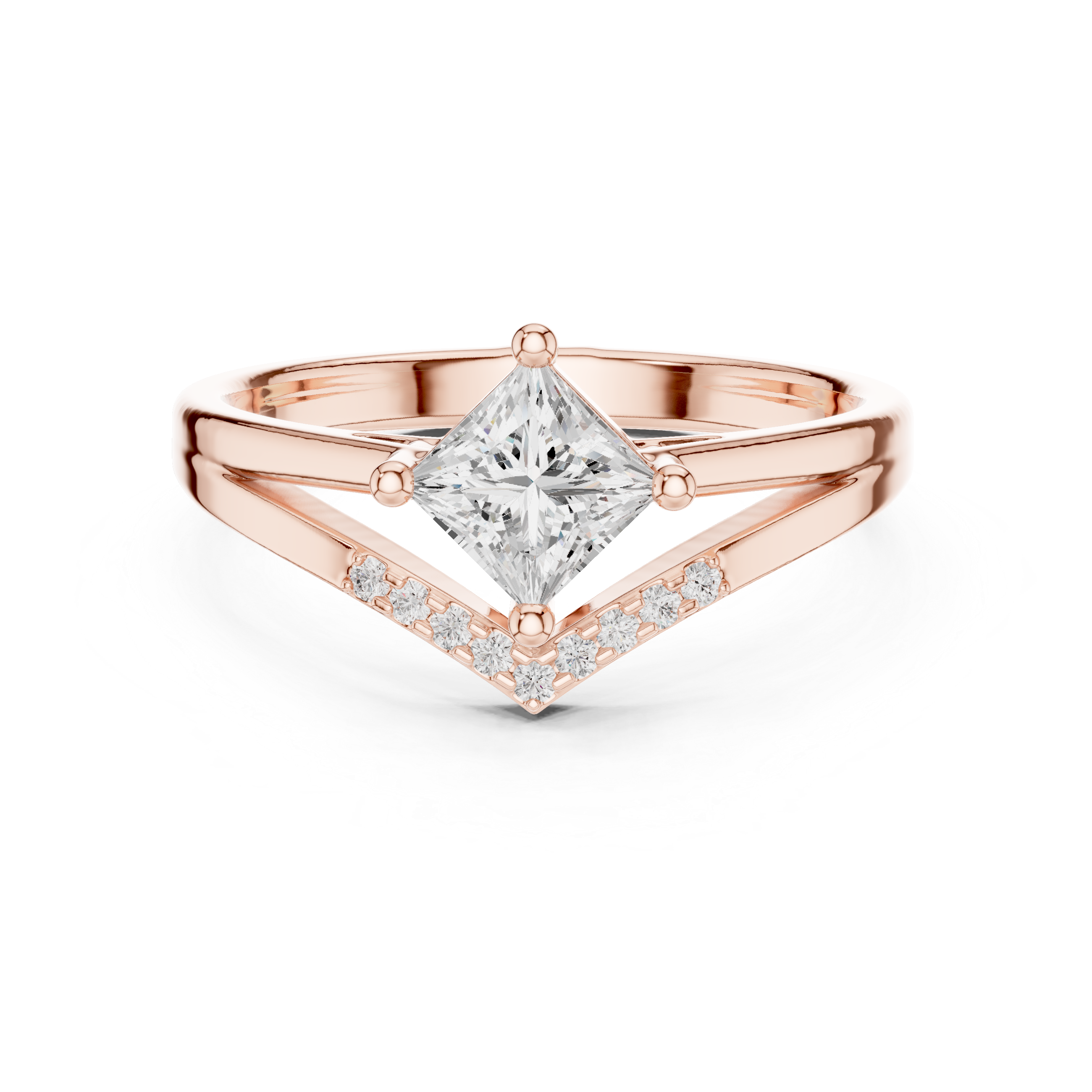 Baroque Bliss Lab Grown Diamond Ring