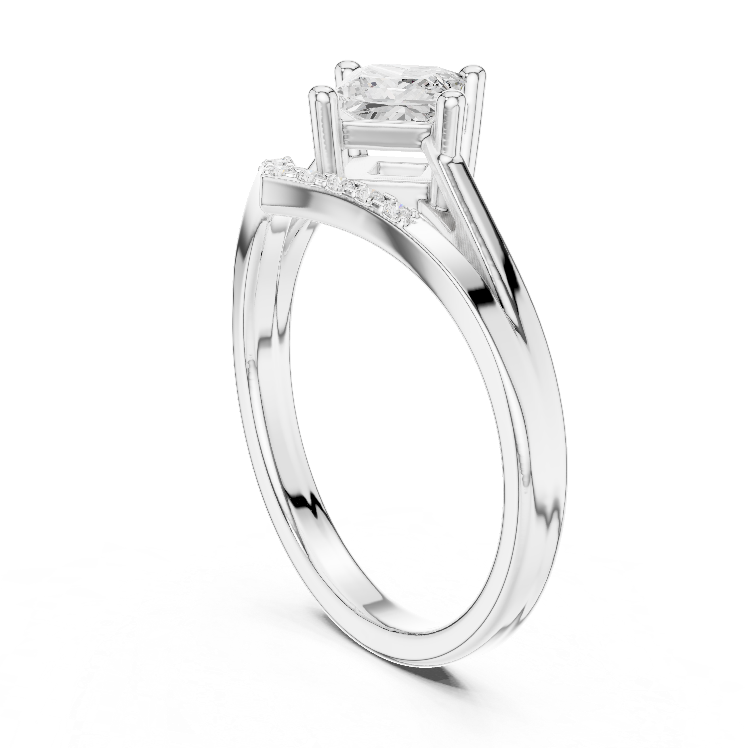 Baroque Bliss Lab Grown Diamond Ring
