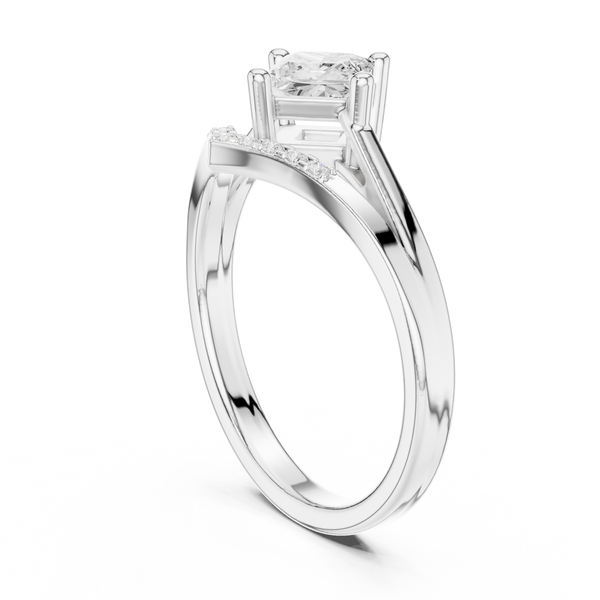 Baroque Bliss Lab Grown Diamond Ring