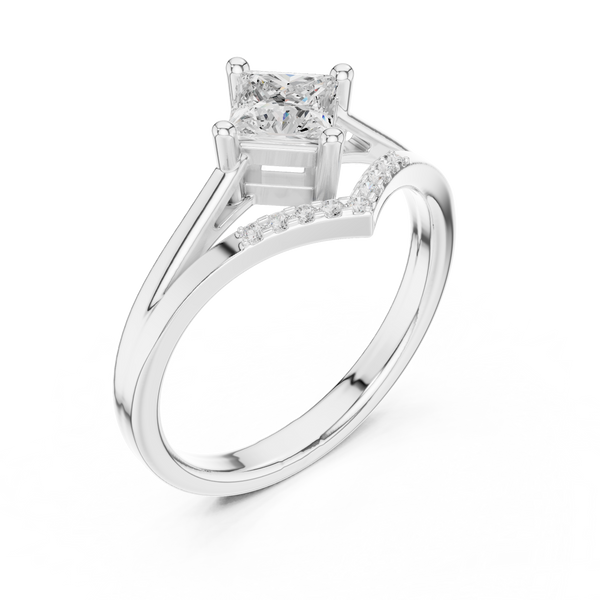 Baroque Bliss Lab Grown Diamond Ring