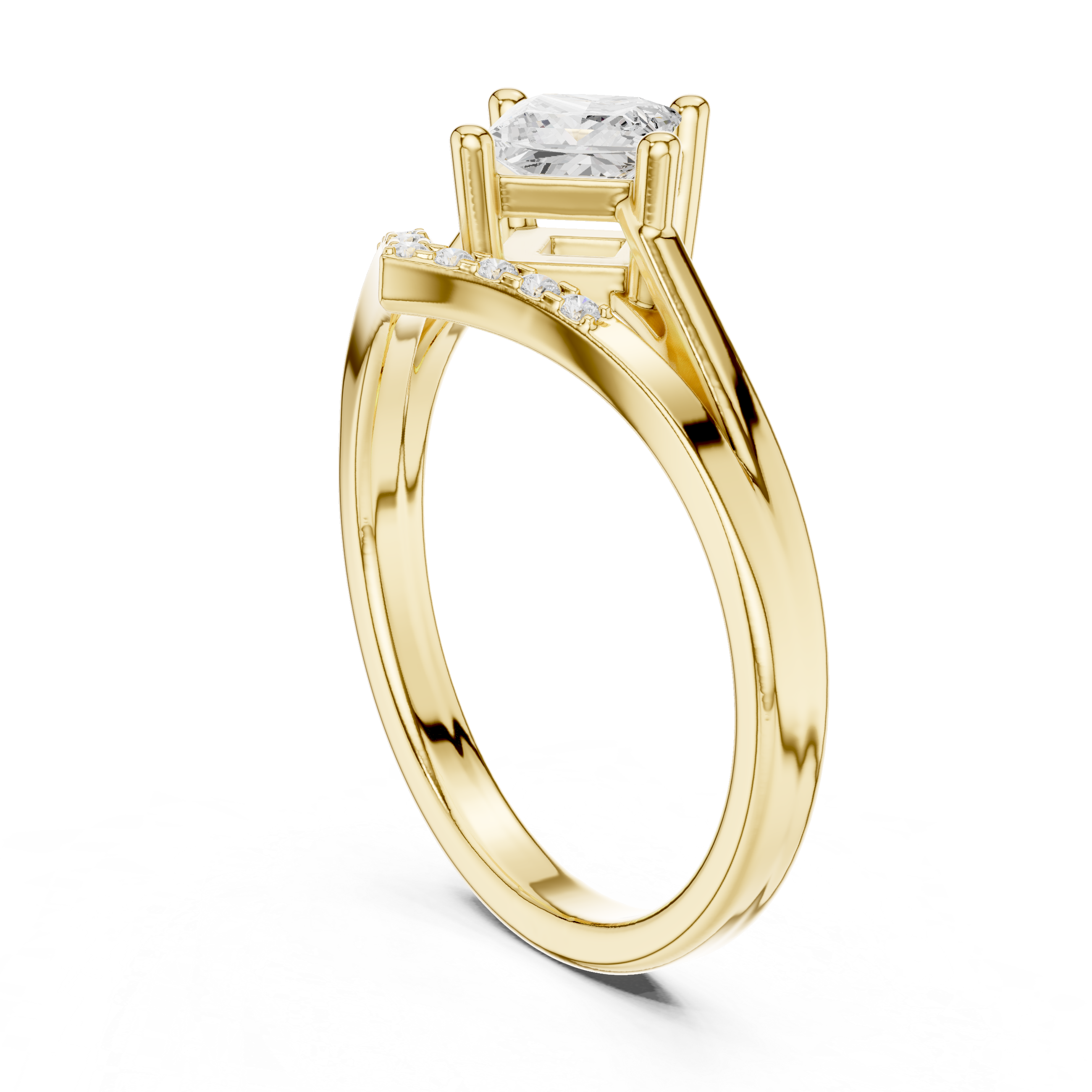 Baroque Bliss Lab Grown Diamond Ring