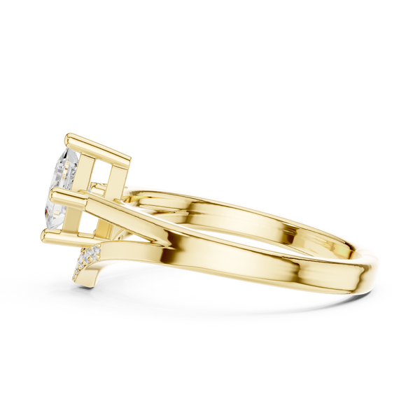 Baroque Bliss Lab Grown Diamond Ring
