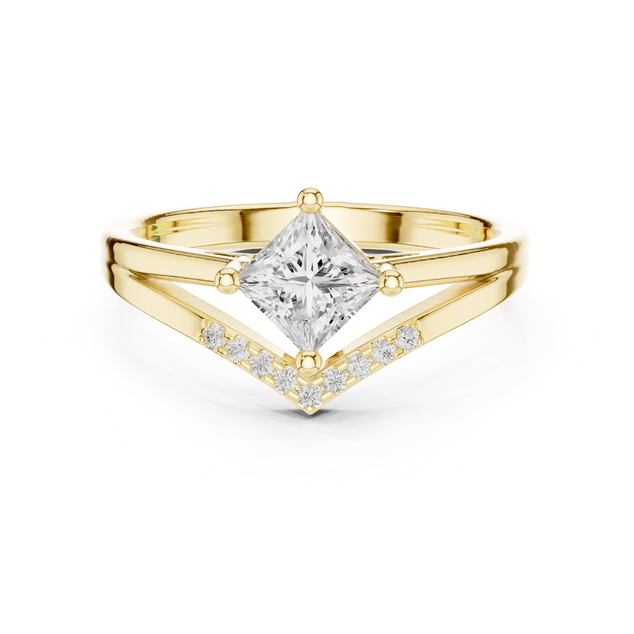 Baroque Bliss Lab Grown Diamond Ring