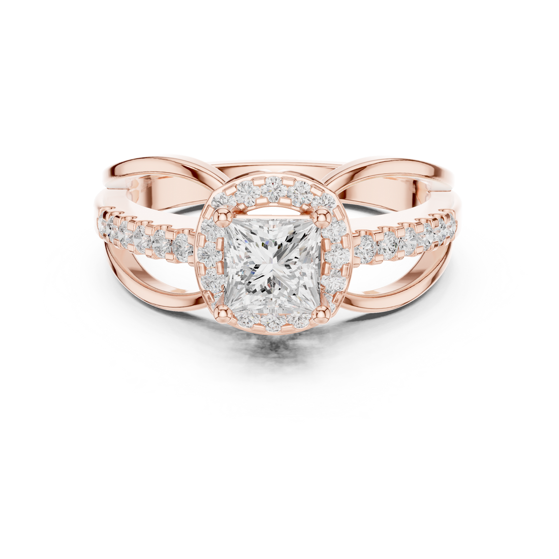 Sapphire Sleek Lab Grown Diamond Ring