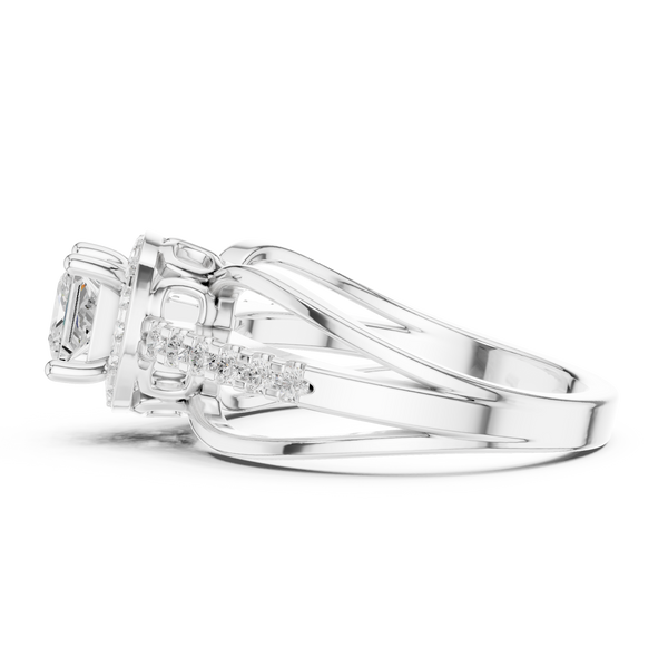 Sapphire Sleek Lab Grown Diamond Ring