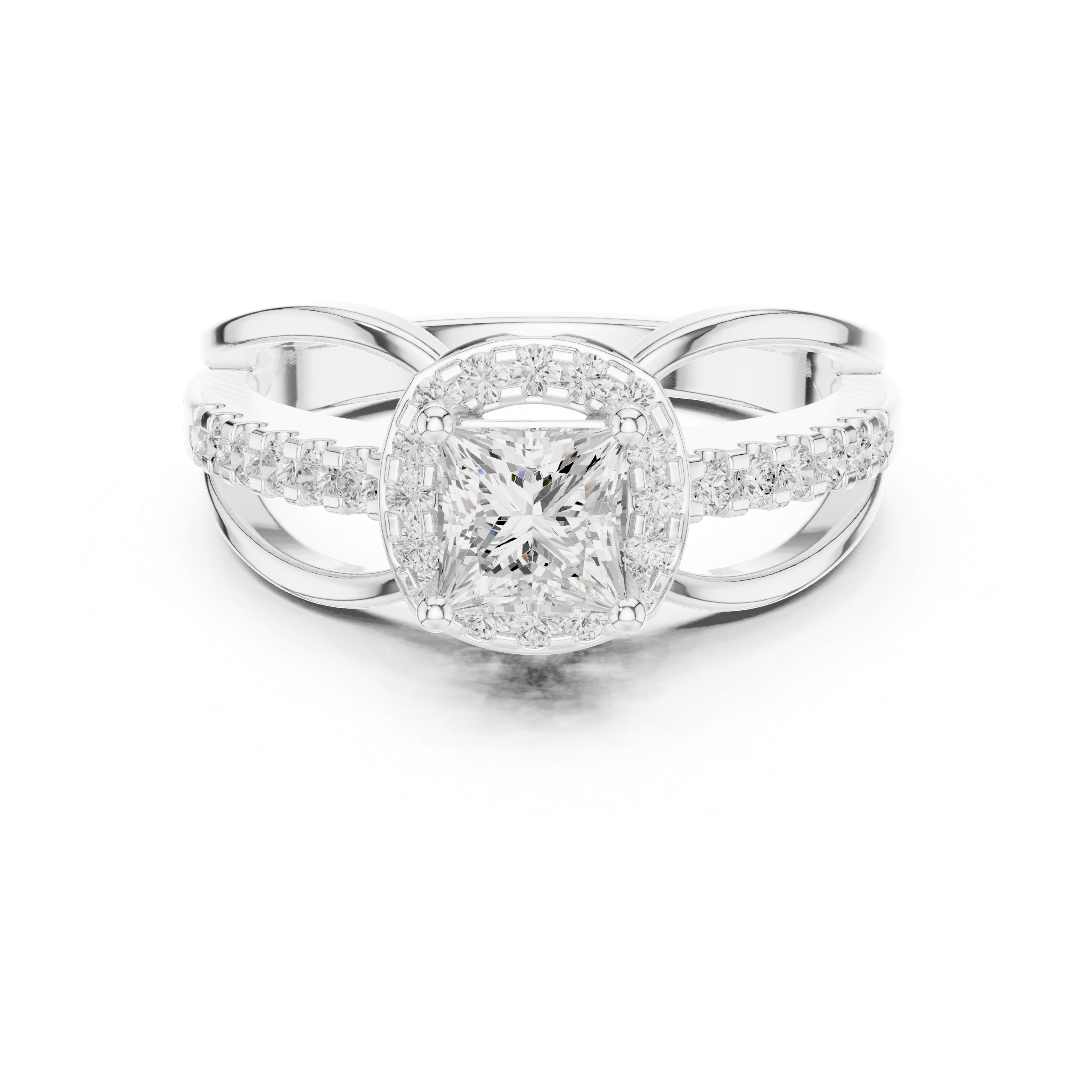 Sapphire Sleek Lab Grown Diamond Ring