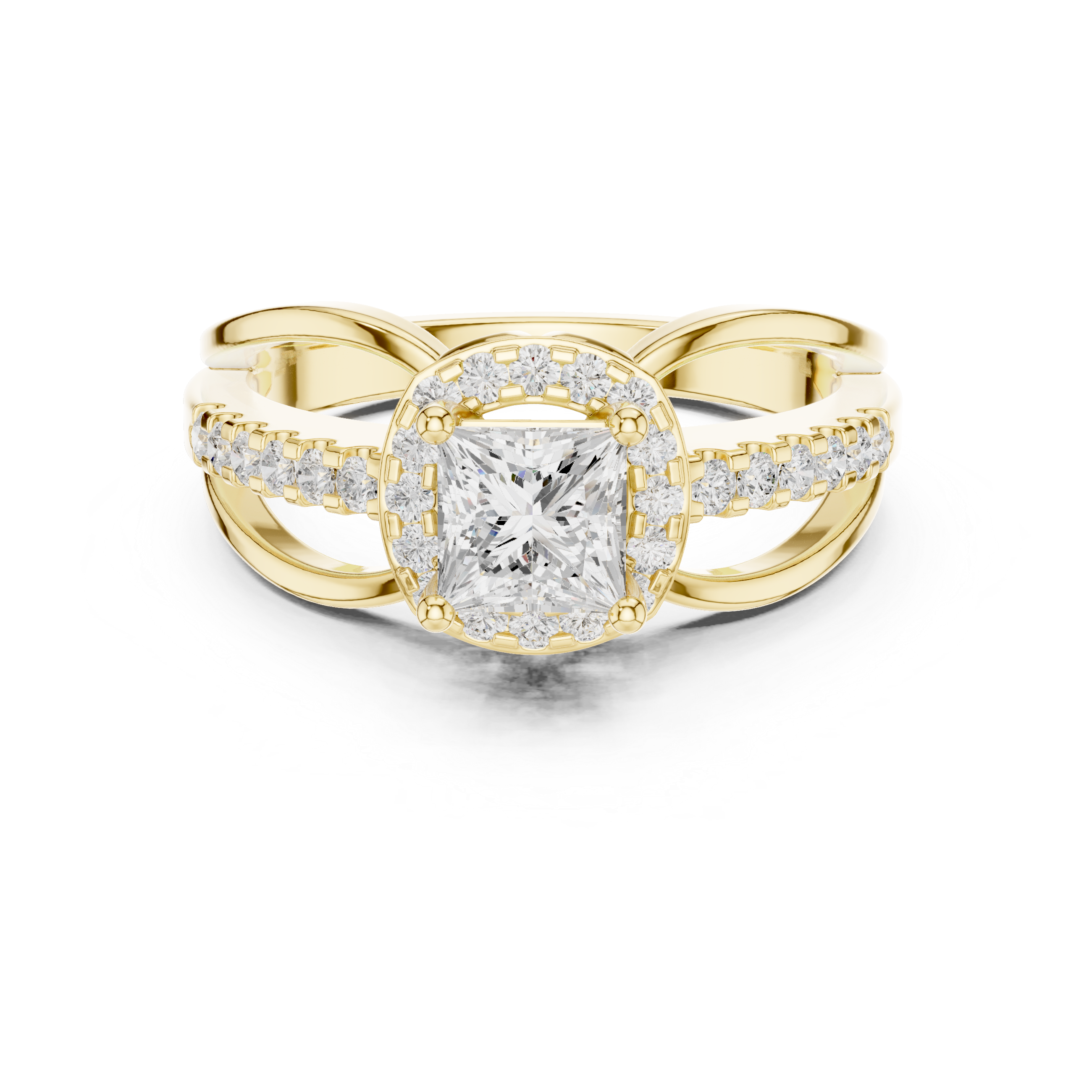 Sapphire Sleek Lab Grown Diamond Ring