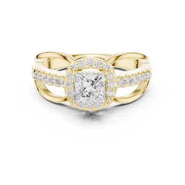 Sapphire Sleek Lab Grown Diamond Ring