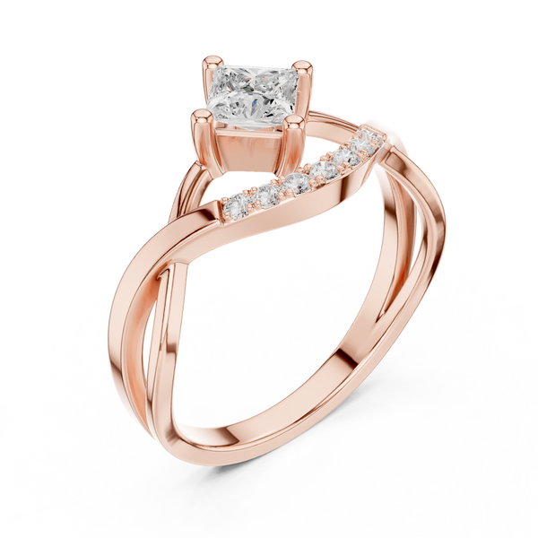 Bliss Baroque Lab Grown Diamond Ring