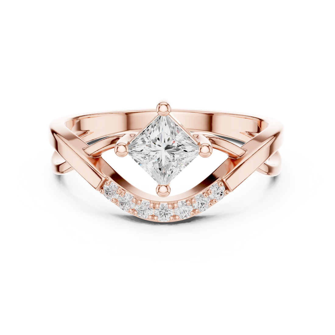 Bliss Baroque Lab Grown Diamond Ring