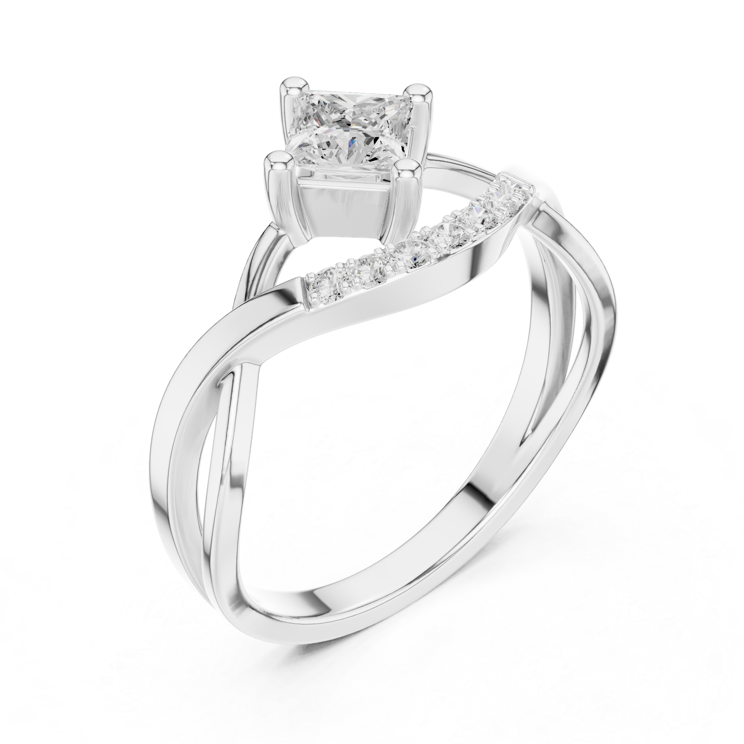 Bliss Baroque Lab Grown Diamond Ring