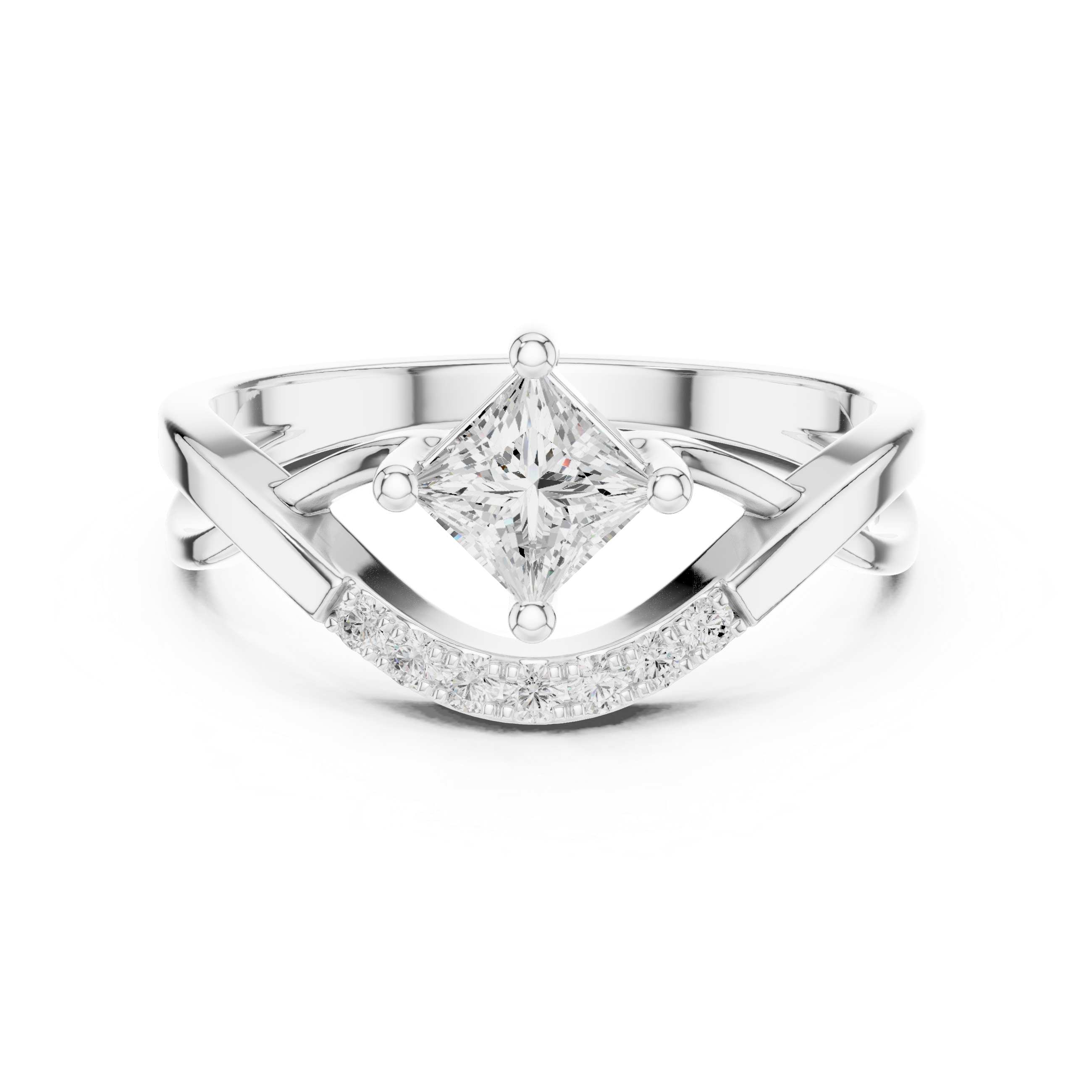 Bliss Baroque Lab Grown Diamond Ring