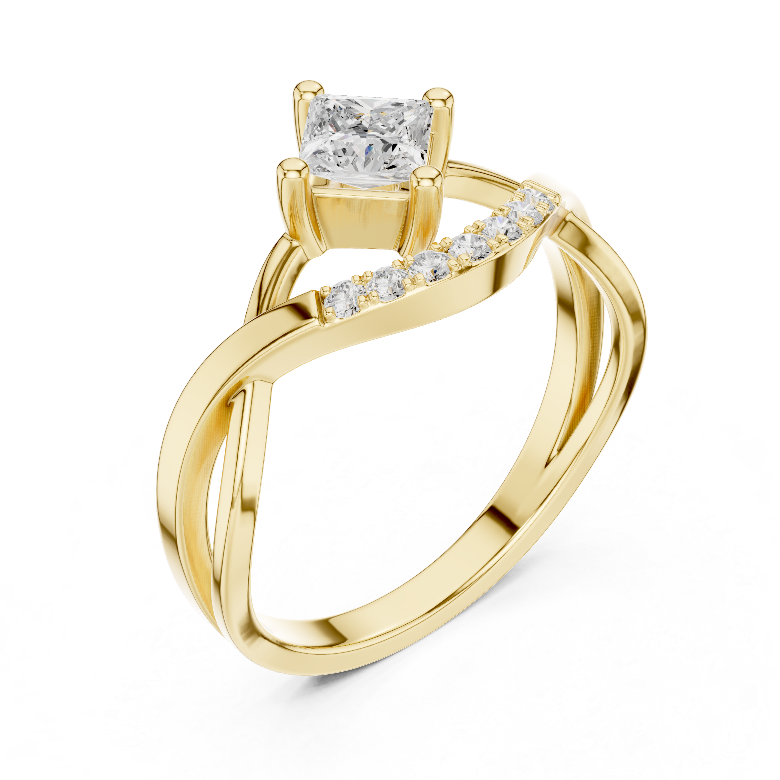Bliss Baroque Lab Grown Diamond Ring