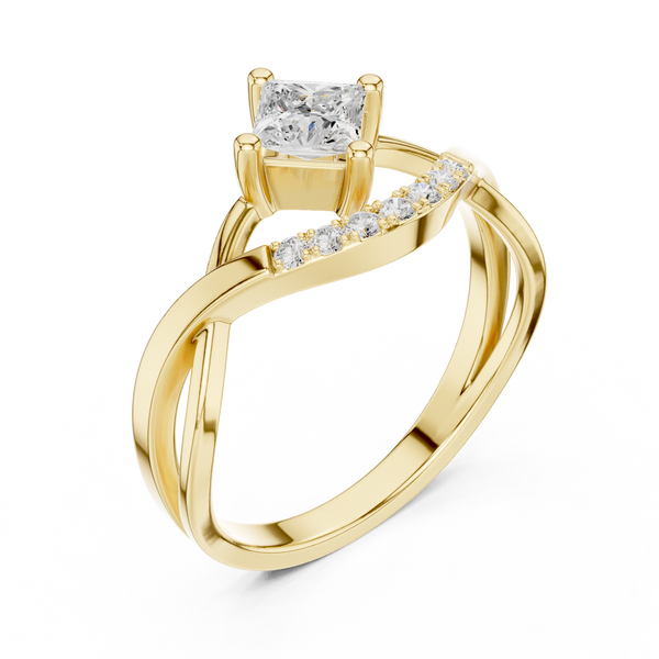 Bliss Baroque Lab Grown Diamond Ring