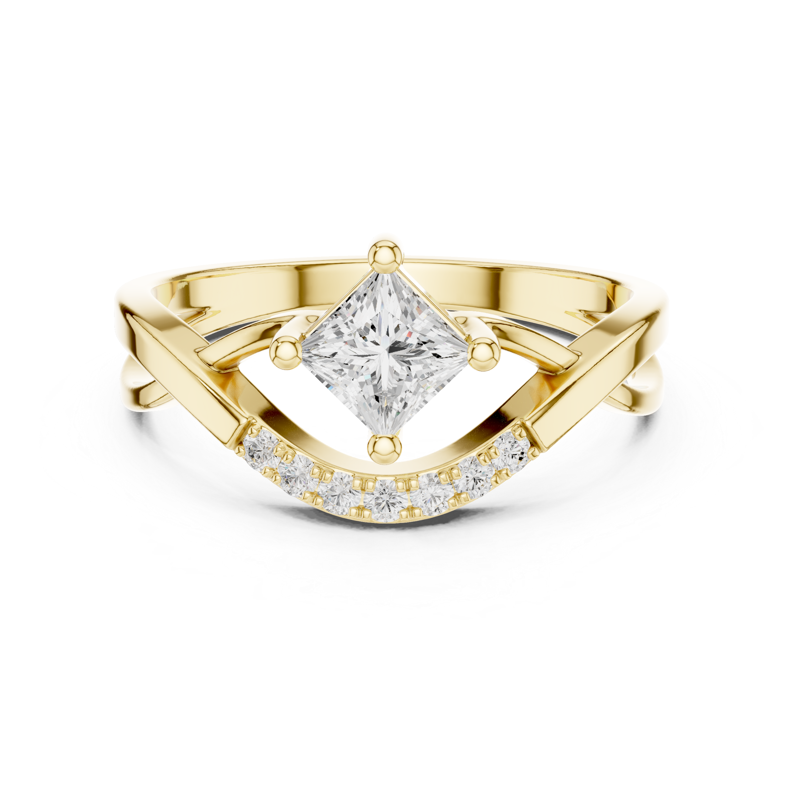 Bliss Baroque Lab Grown Diamond Ring