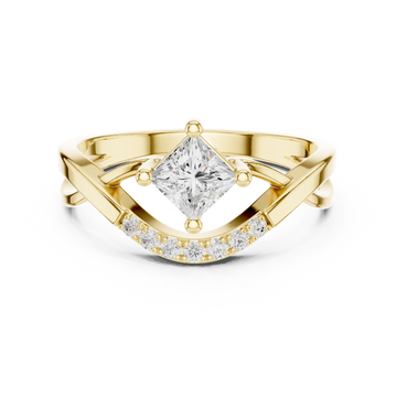Bliss Baroque Lab Grown Diamond Ring