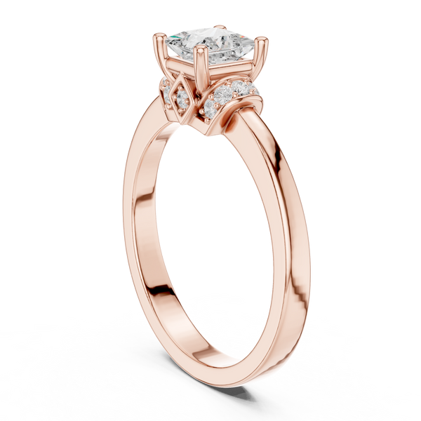 Horizon Halo Lab Grown Diamond Ring