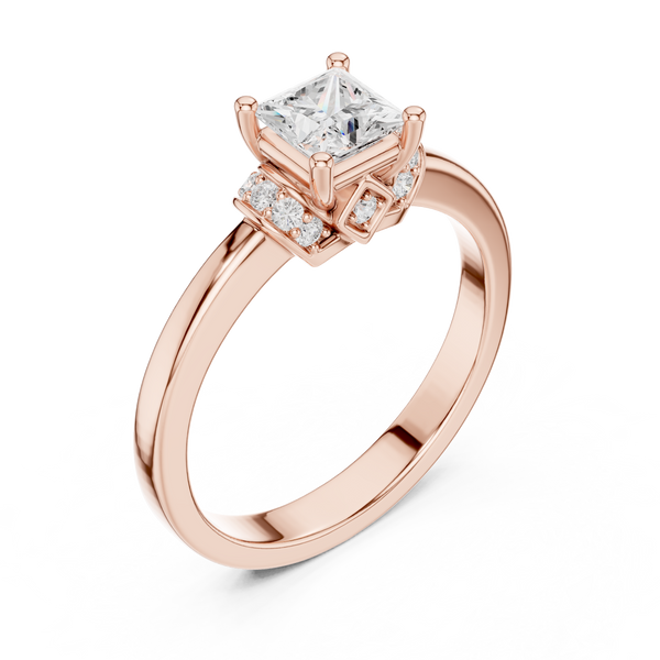 Horizon Halo Lab Grown Diamond Ring
