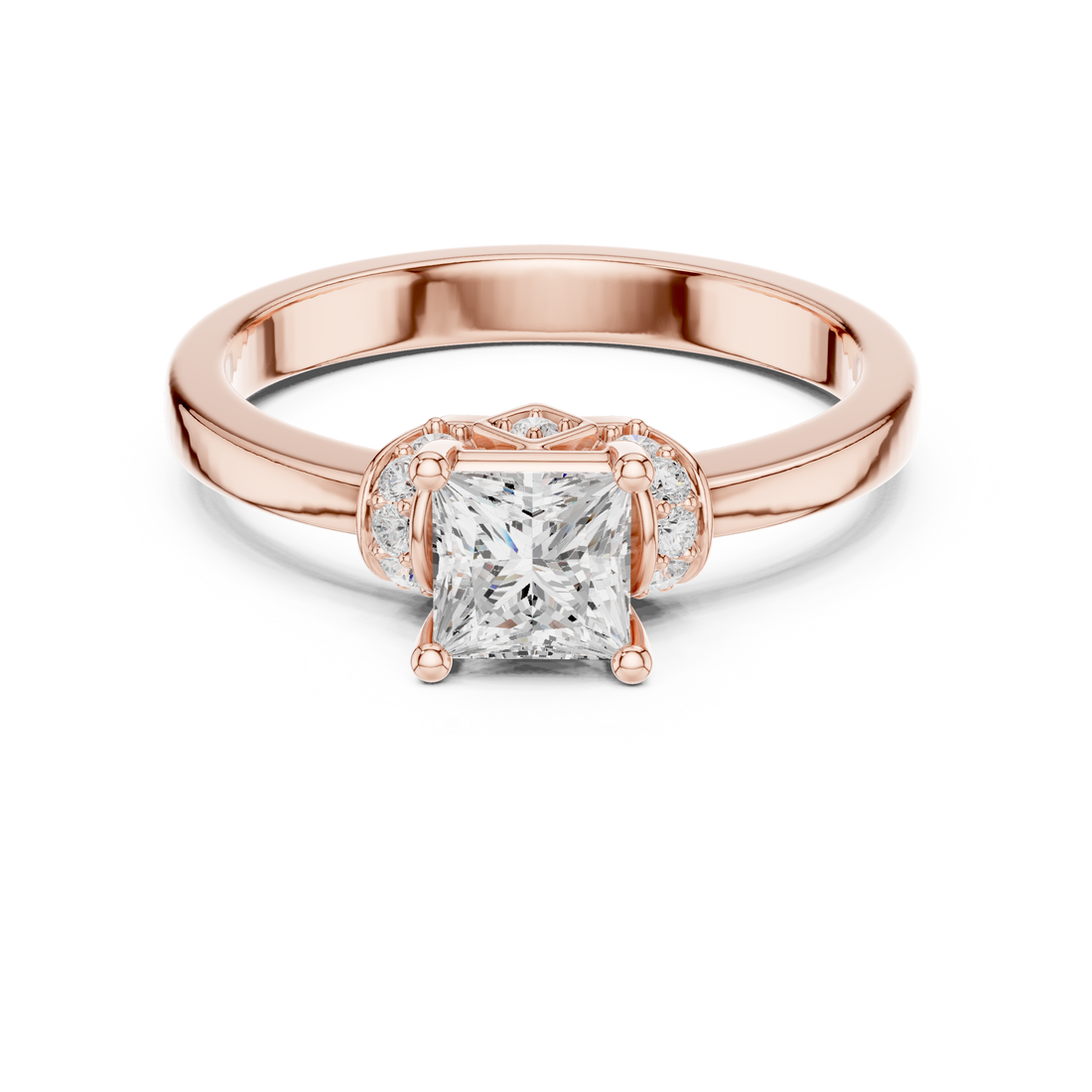 Horizon Halo Lab Grown Diamond Ring