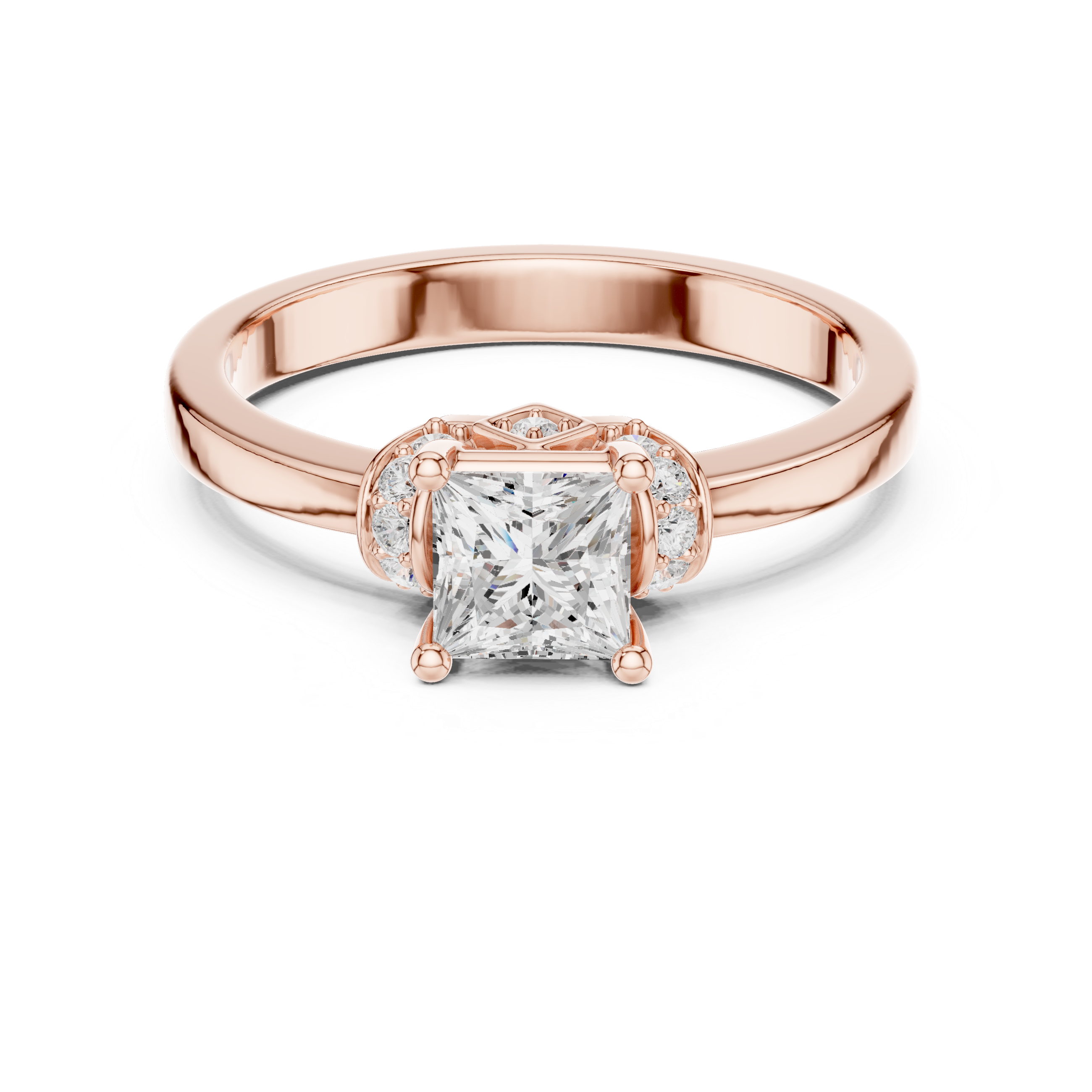 Horizon Halo Lab Grown Diamond Ring