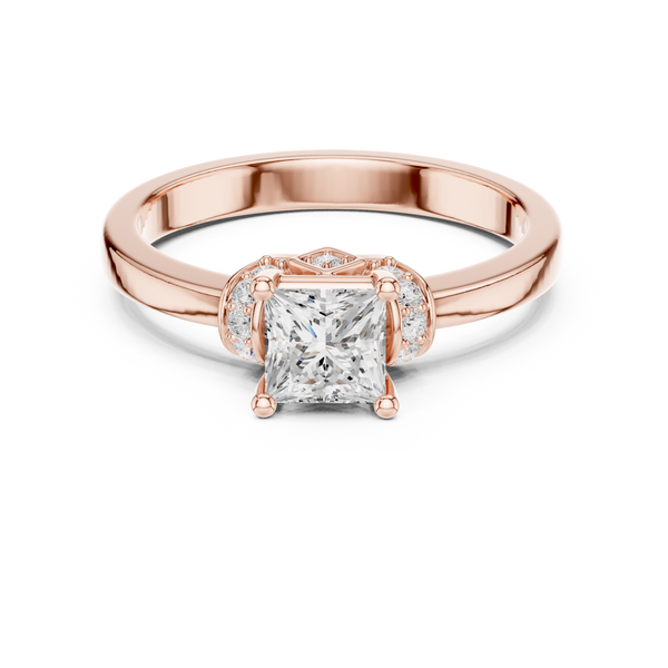 Horizon Halo Lab Grown Diamond Ring