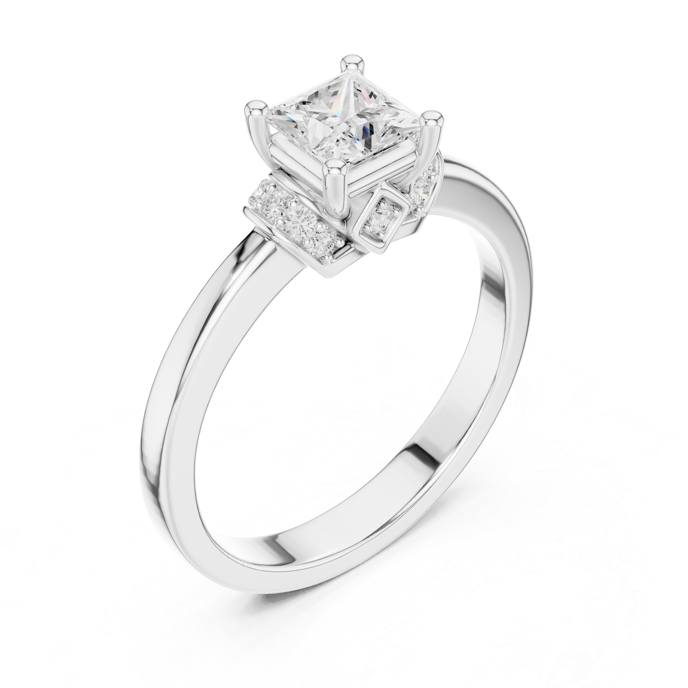 Horizon Halo Lab Grown Diamond Ring