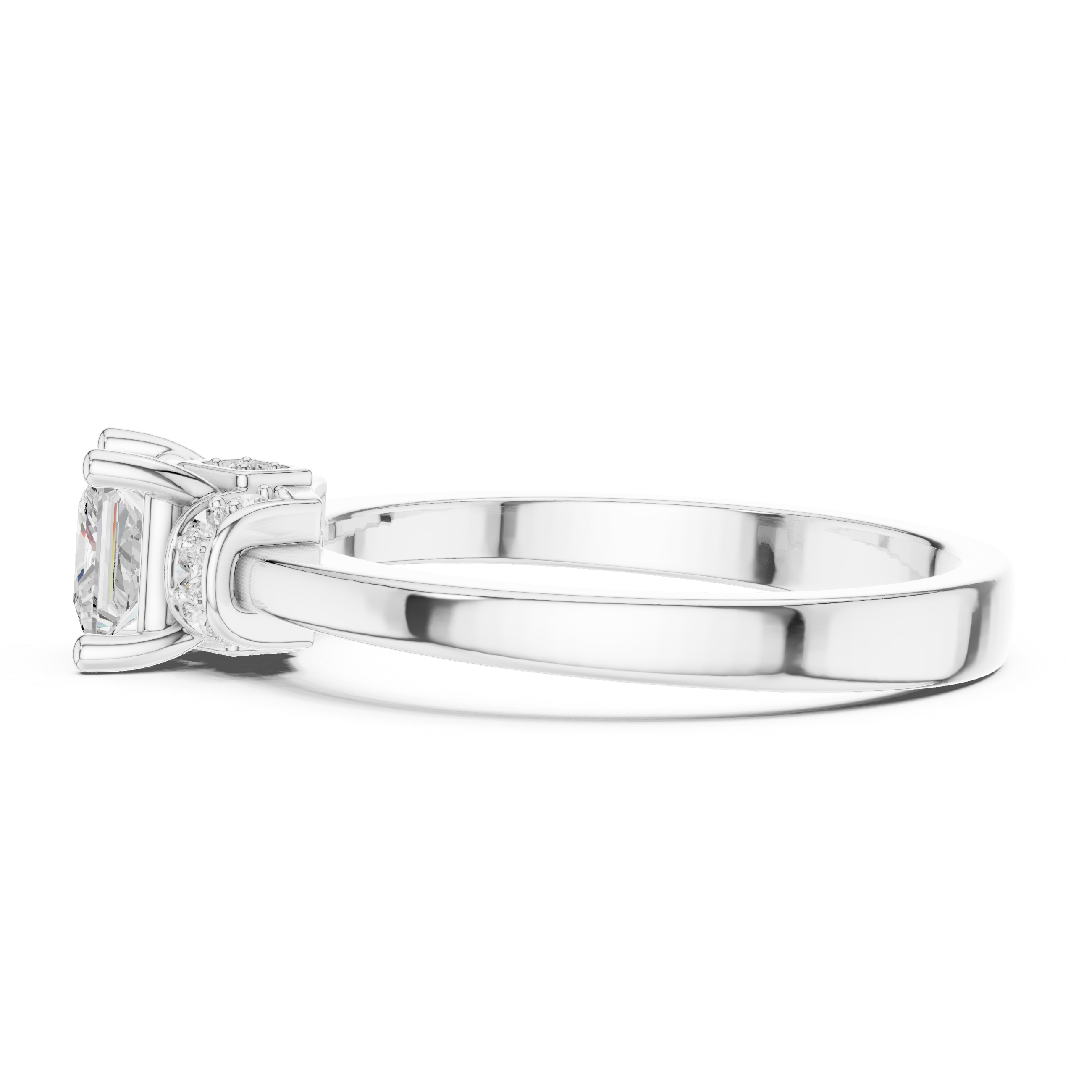 Horizon Halo Lab Grown Diamond Ring