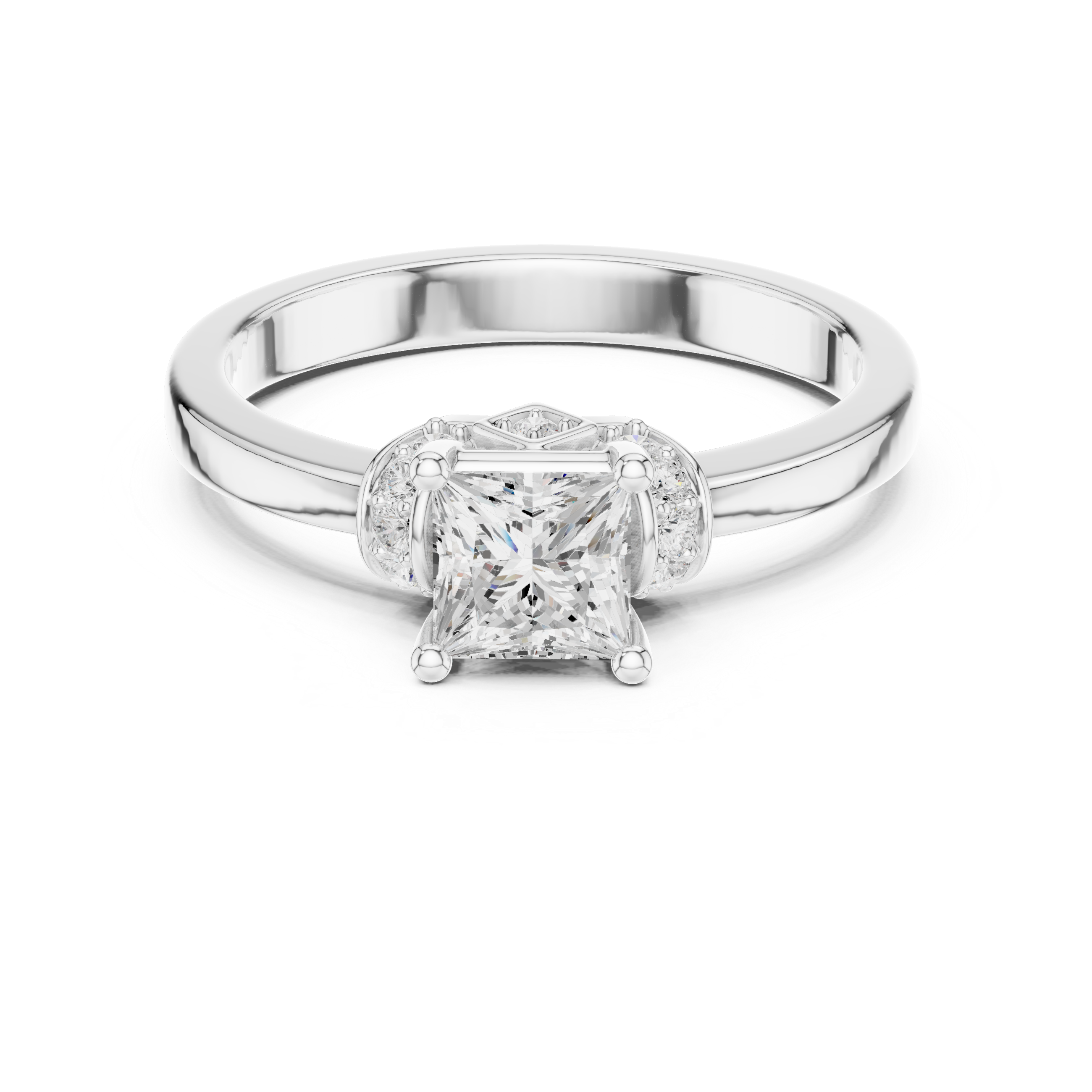 Horizon Halo Lab Grown Diamond Ring
