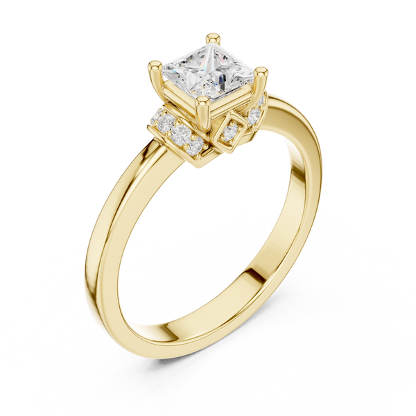 Horizon Halo Lab Grown Diamond Ring