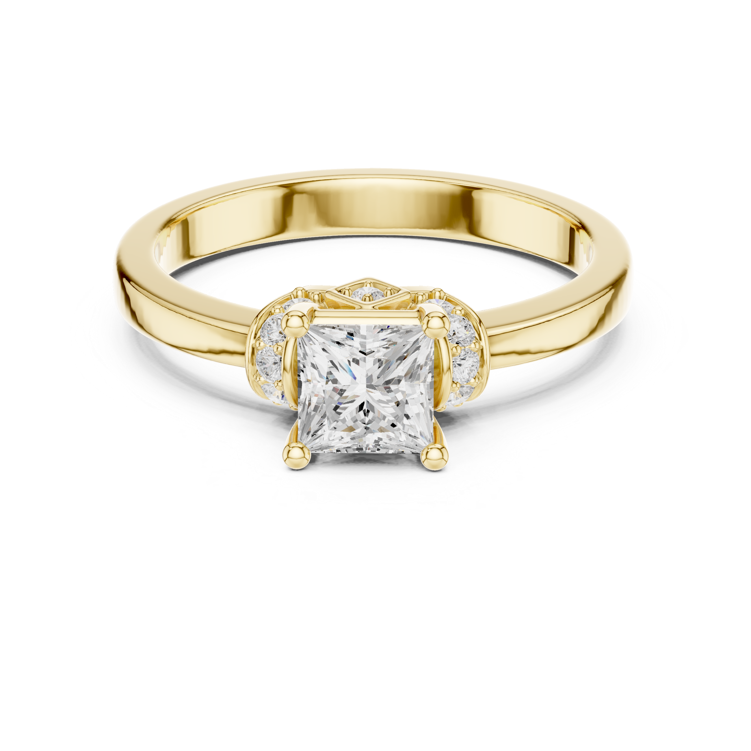 Horizon Halo Lab Grown Diamond Ring