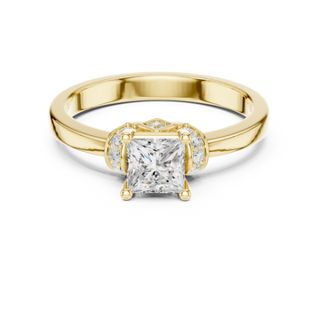 Horizon Halo Lab Grown Diamond Ring