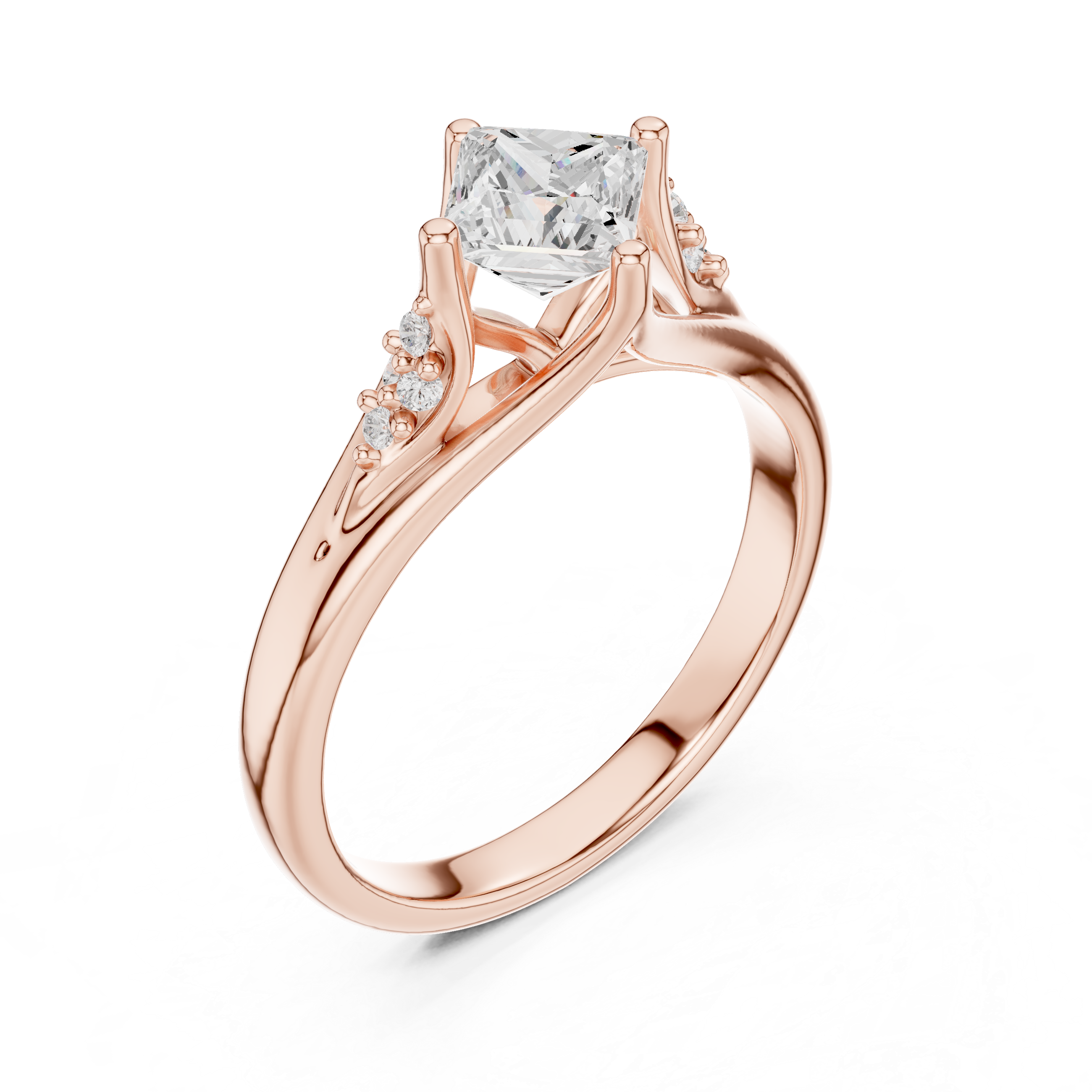 Pure Pearl Lab Grown Diamond Ring