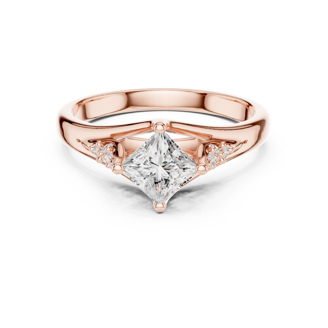 Pure Pearl Lab Grown Diamond Ring