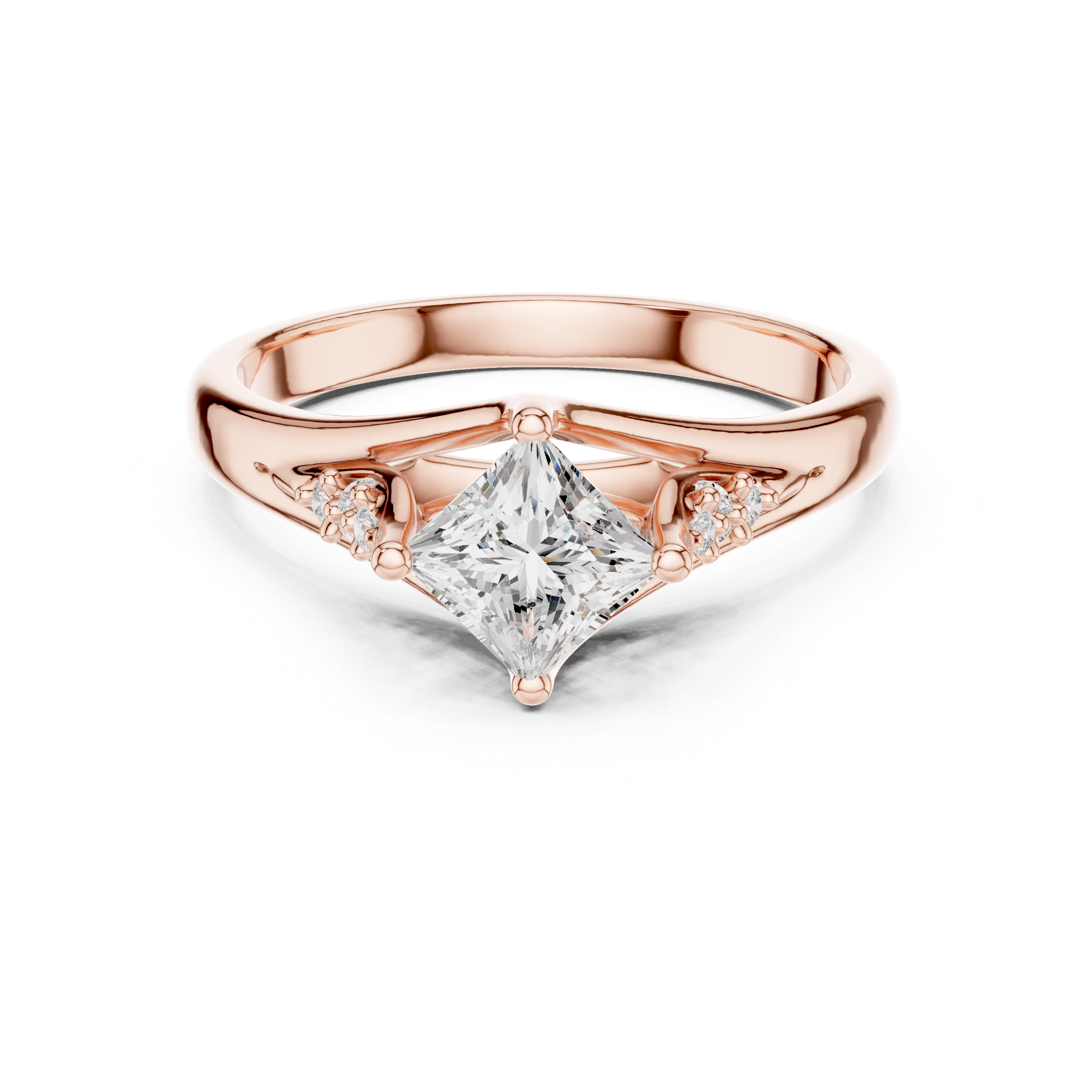 Pure Pearl Lab Grown Diamond Ring