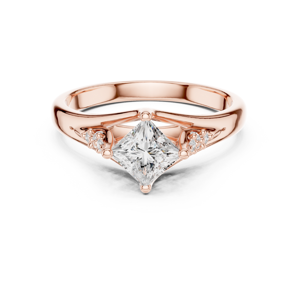 Pure Pearl Lab Grown Diamond Ring