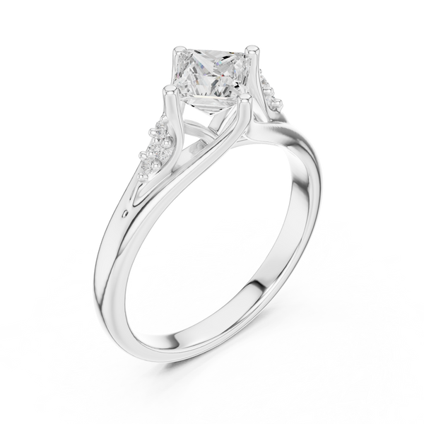 Pure Pearl Lab Grown Diamond Ring