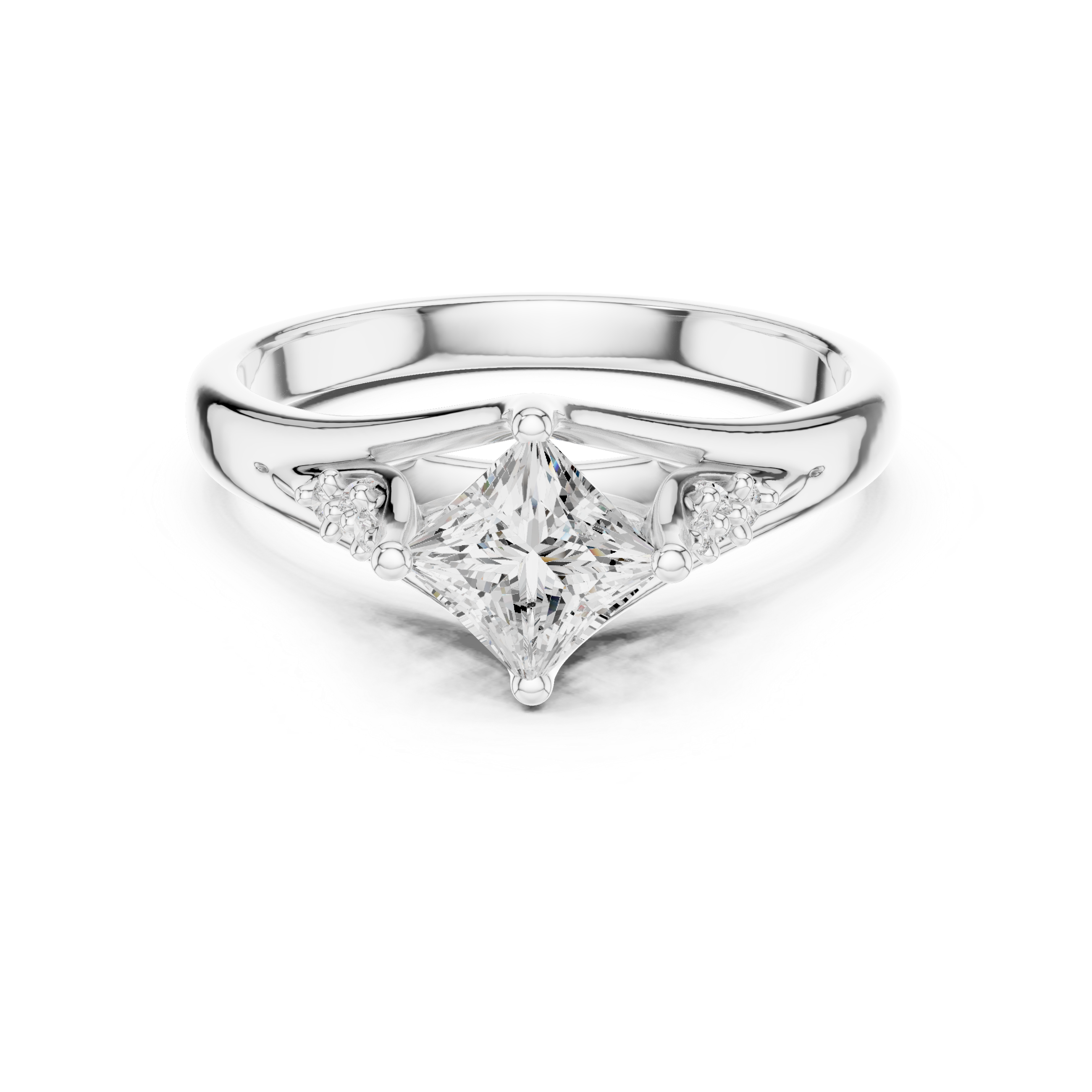 Pure Pearl Lab Grown Diamond Ring