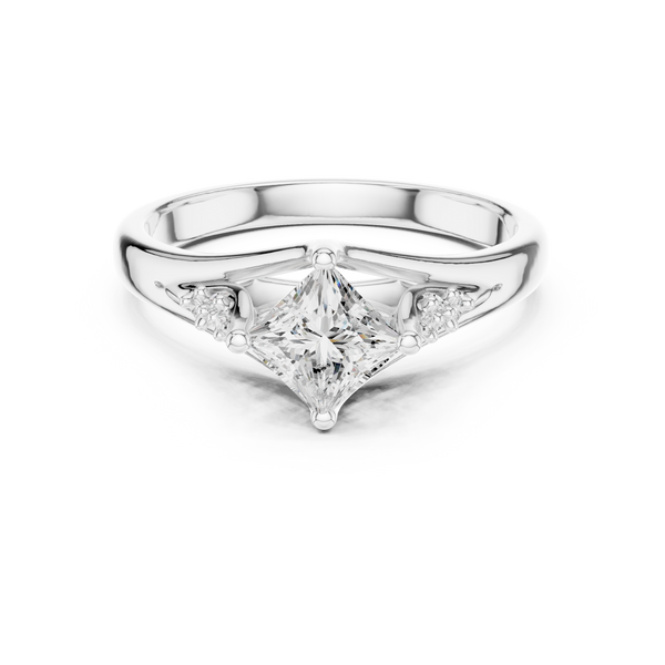 Pure Pearl Lab Grown Diamond Ring