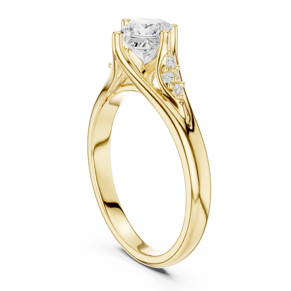 Pure Pearl Lab Grown Diamond Ring