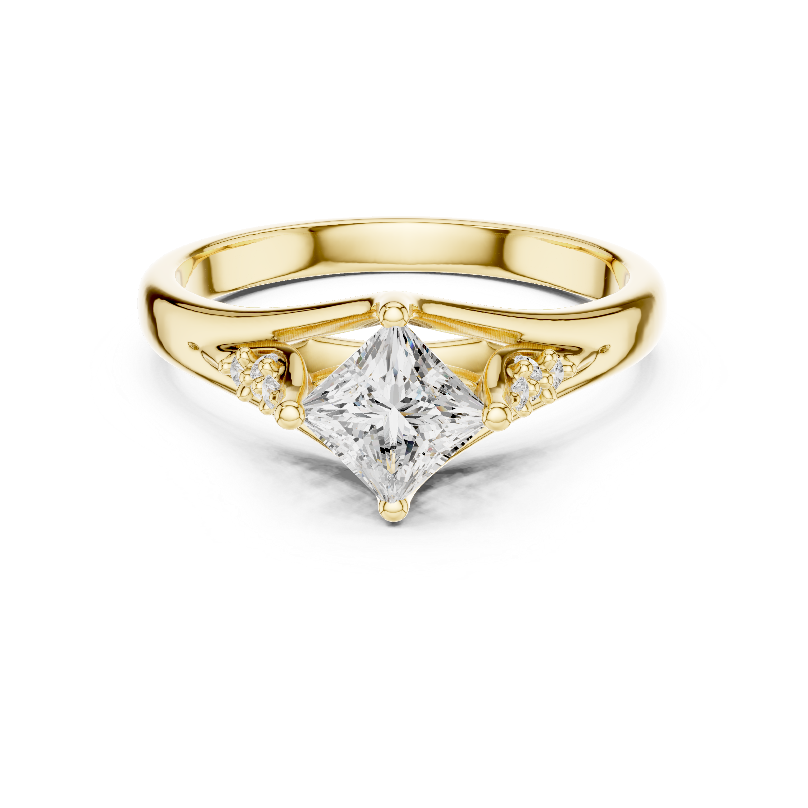 Pure Pearl Lab Grown Diamond Ring