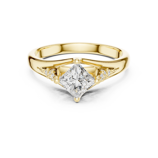 Pure Pearl Lab Grown Diamond Ring