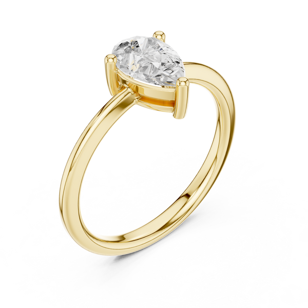 Timeless Topaz Lab Grown Diamond Ring