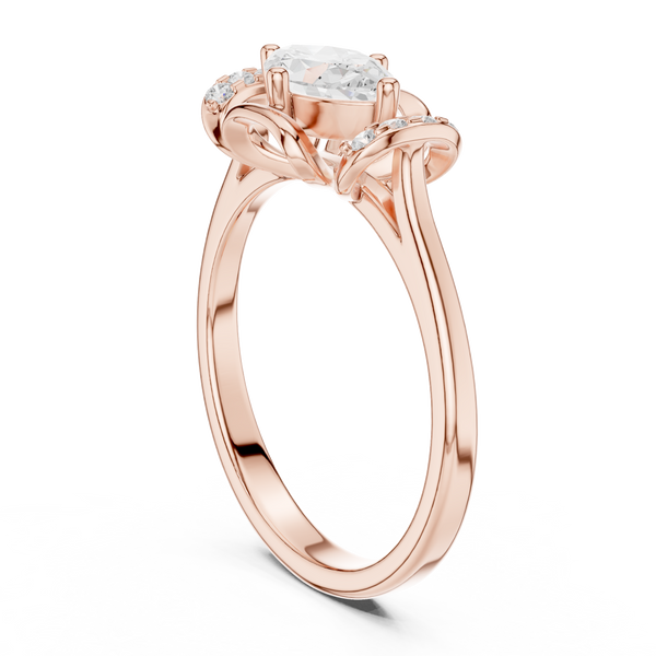 Rose Royal Lab Grown Diamond Ring