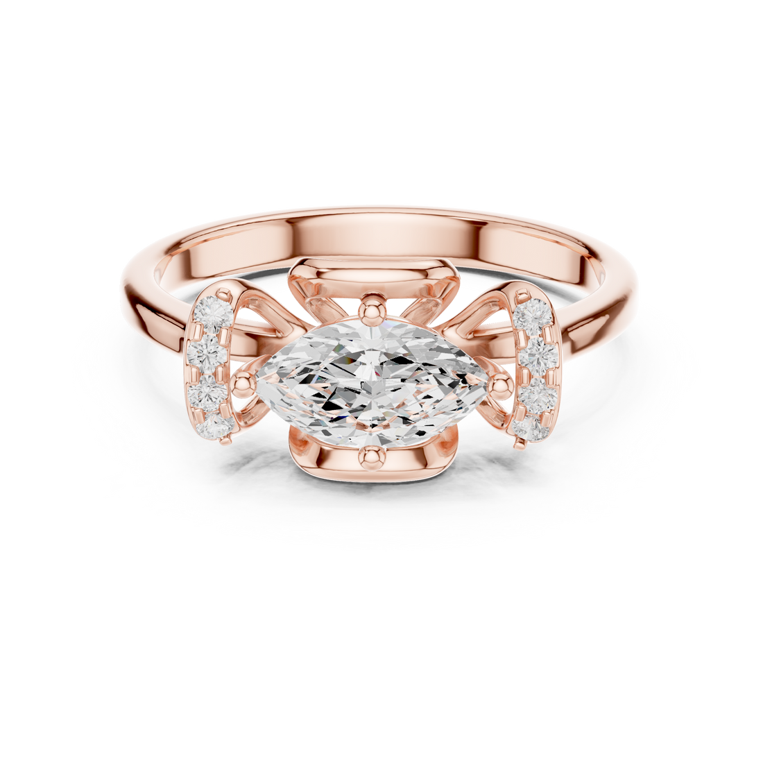 Rose Royal Lab Grown Diamond Ring