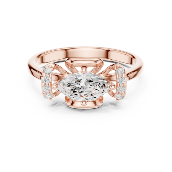 Rose Royal Lab Grown Diamond Ring