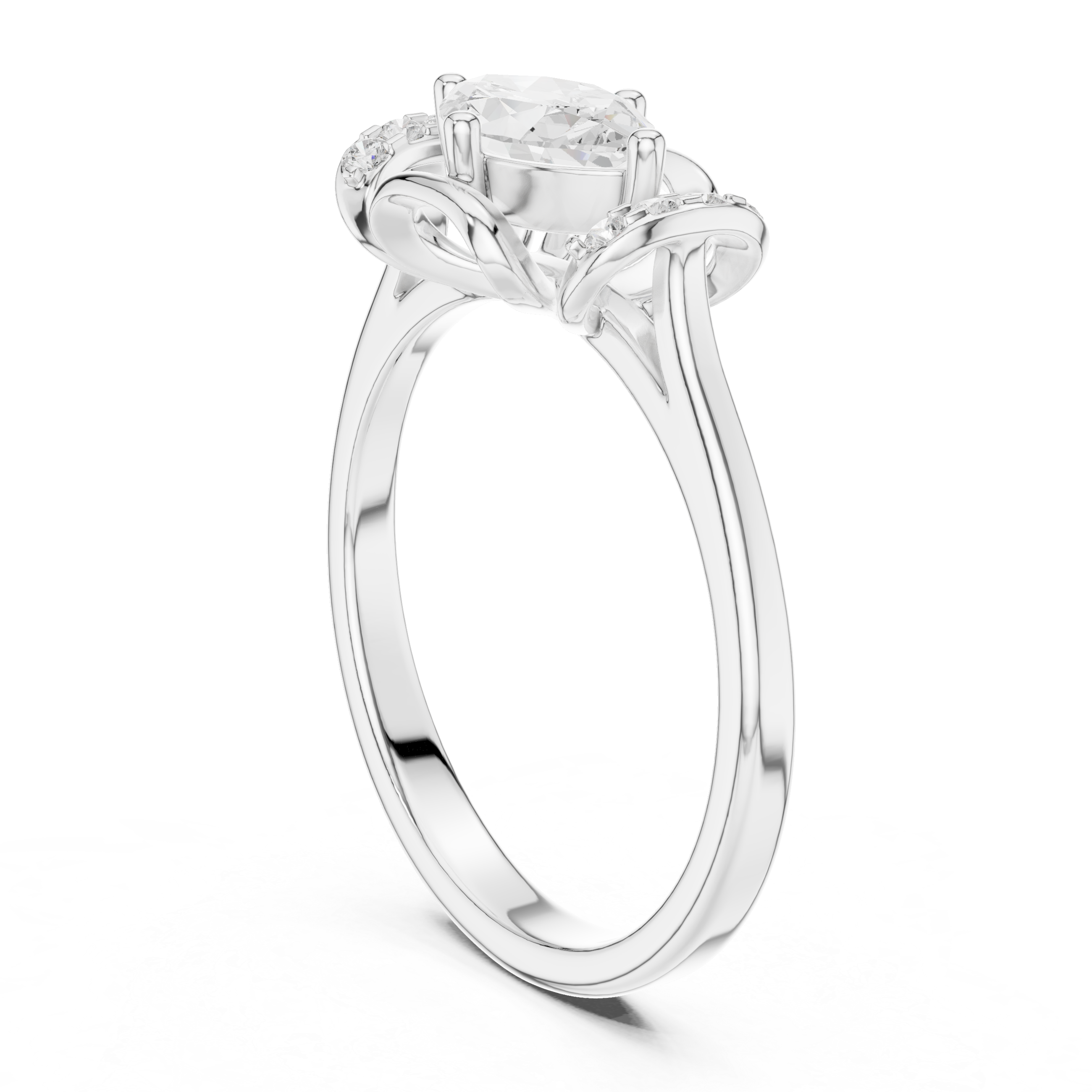 Rose Royal Lab Grown Diamond Ring