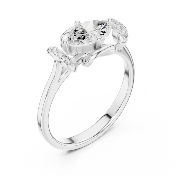 Rose Royal Lab Grown Diamond Ring