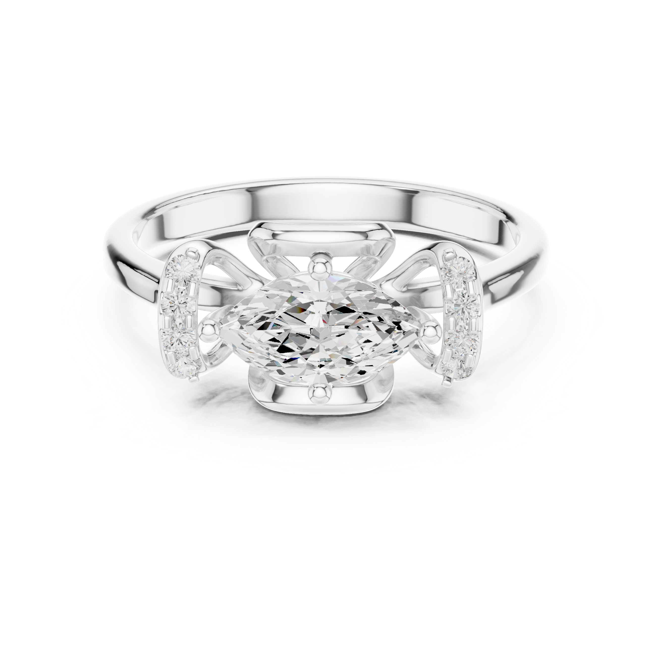 Rose Royal Lab Grown Diamond Ring