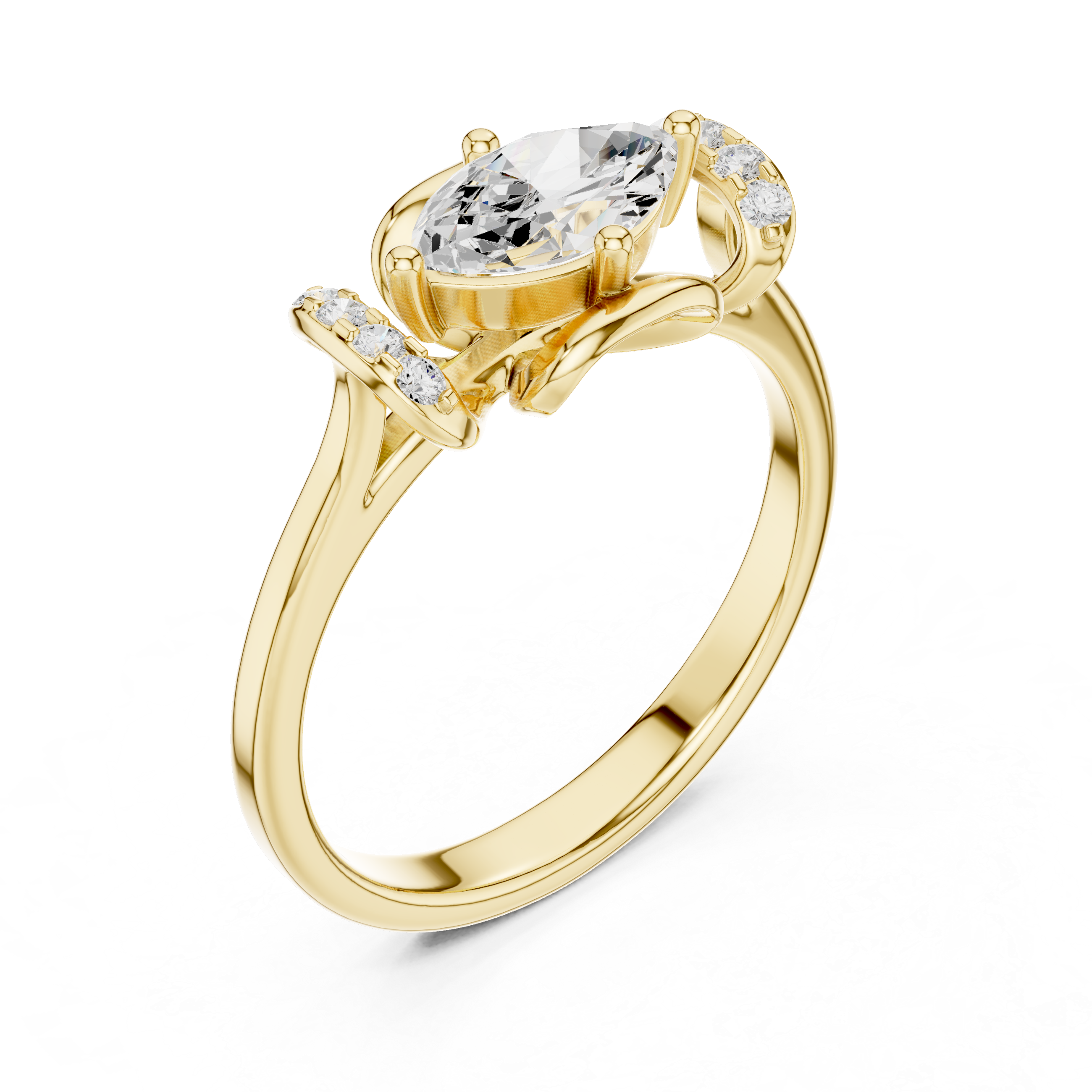Rose Royal Lab Grown Diamond Ring